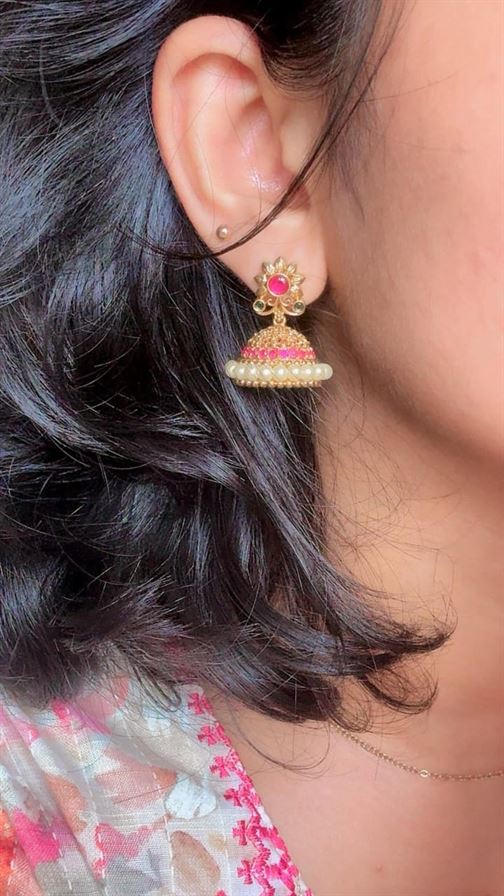 Simple and Tiny Jhumka - Image 2